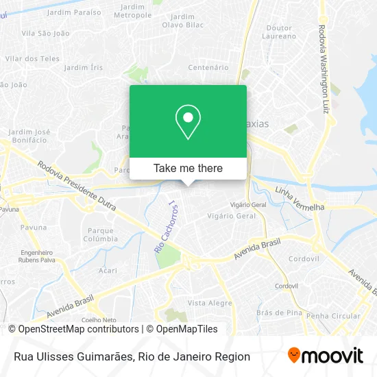 Rua Ulisses Guimarães map