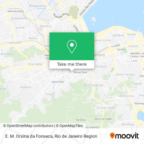 Mapa E. M. Orsina da Fonseca