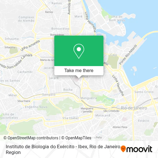 Instituto de Biologia do Exército - Ibex map