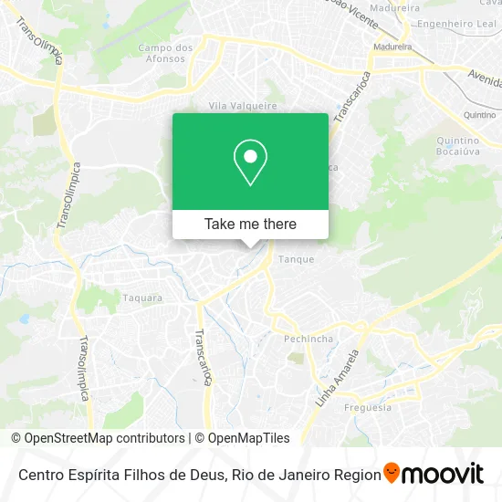 Centro Espírita Filhos de Deus map