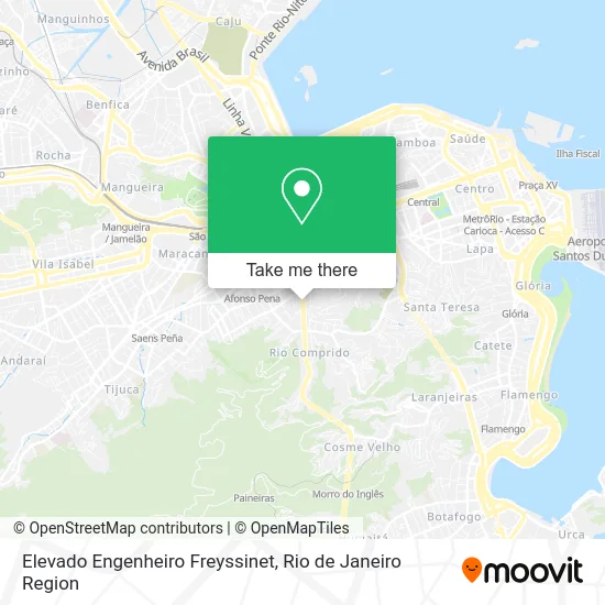 Elevado Engenheiro Freyssinet map
