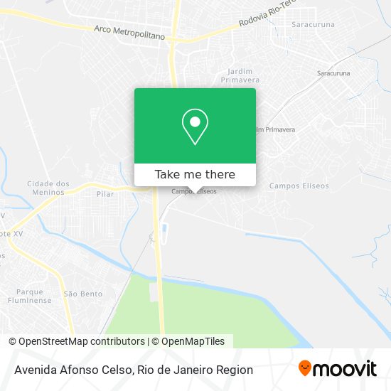 Avenida Afonso Celso map