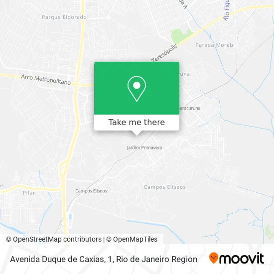 Avenida Duque de Caxias, 1 map