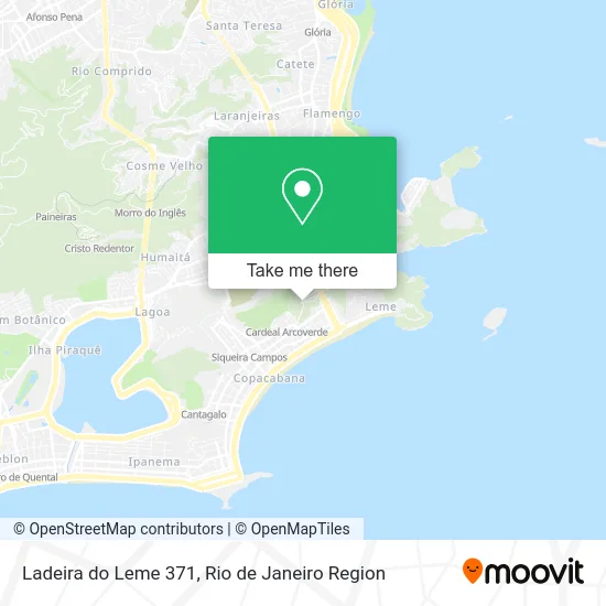 Ladeira do Leme 371 map