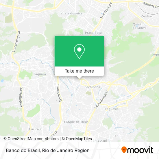 Banco do Brasil map