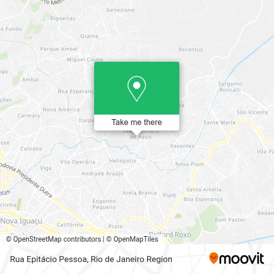 Rua Epitácio Pessoa map