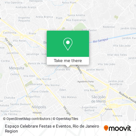 Espaço Celebrare Festas e Eventos map