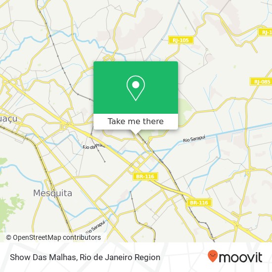 Show Das Malhas map