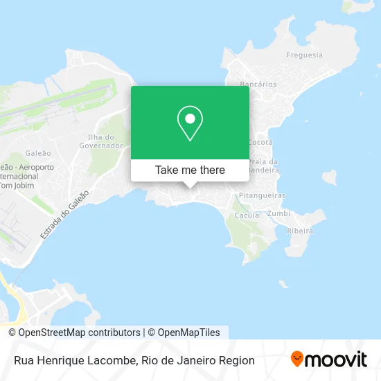 Rua Henrique Lacombe map