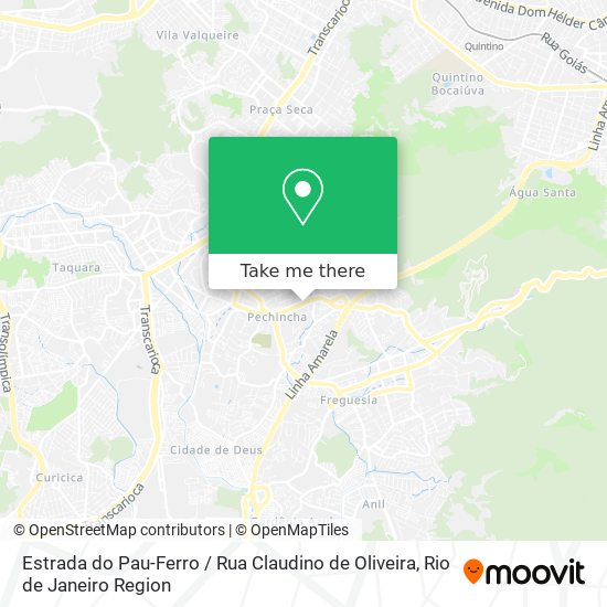 Estrada do Pau-Ferro / Rua Claudino de Oliveira map