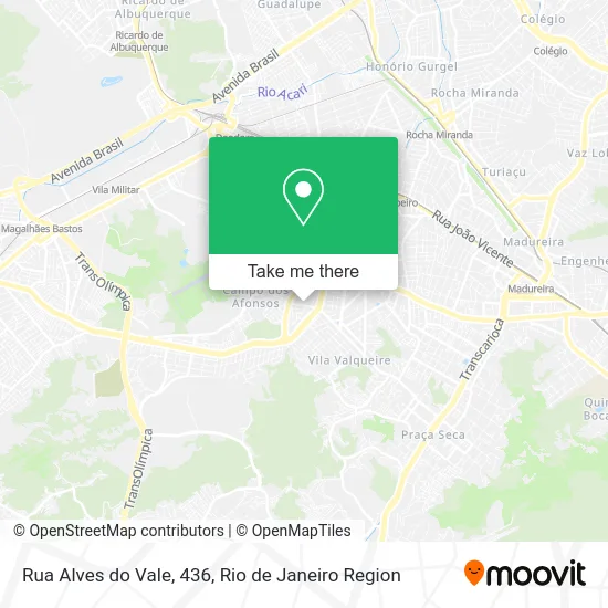 Rua Alves do Vale, 436 map