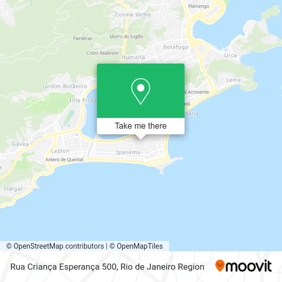 Rua Criança Esperança 500 map