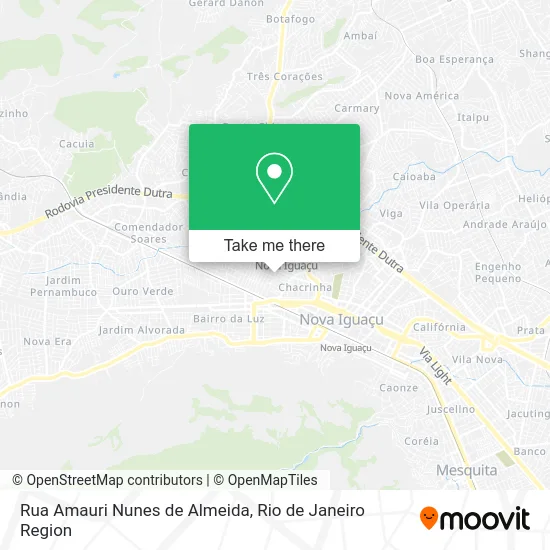 Rua Amauri Nunes de Almeida map
