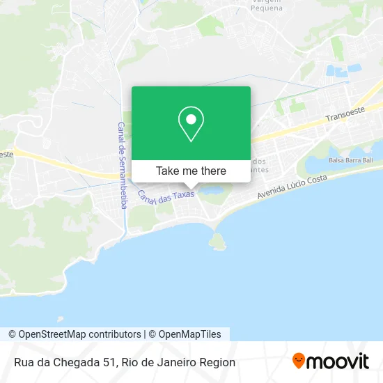 Rua da Chegada 51 map