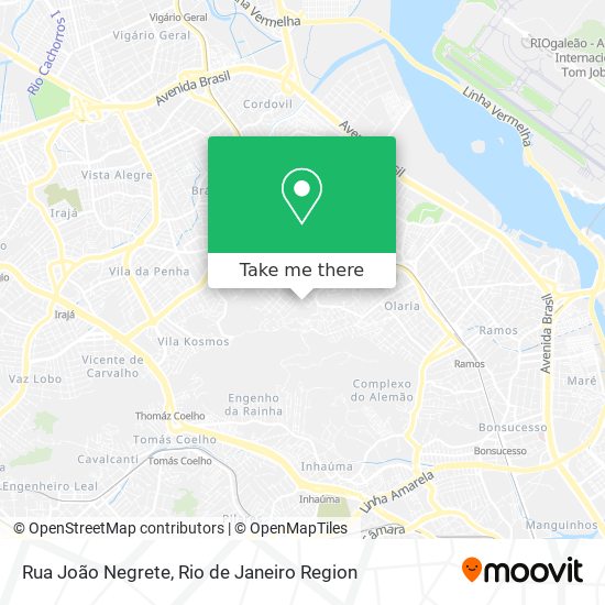 Mapa Rua João Negrete