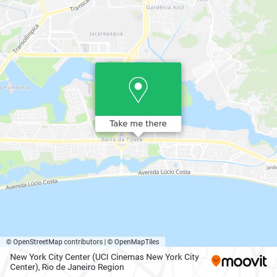 New York City Center (UCI Cinemas New York City Center) map