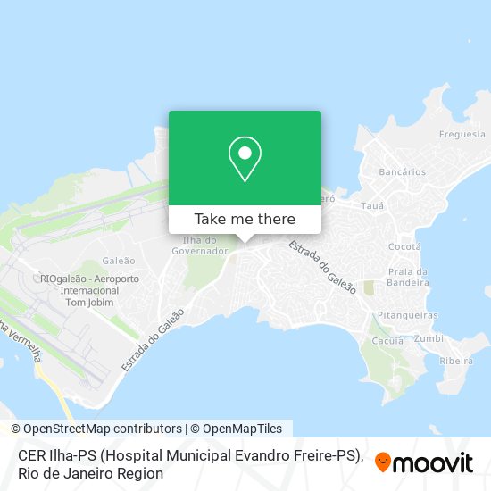CER Ilha-PS (Hospital Municipal Evandro Freire-PS) map