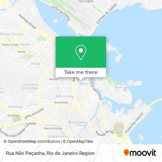 Rua Nilo Peçanha map