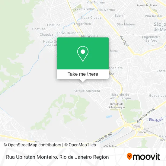 Rua Ubiratan Monteiro map
