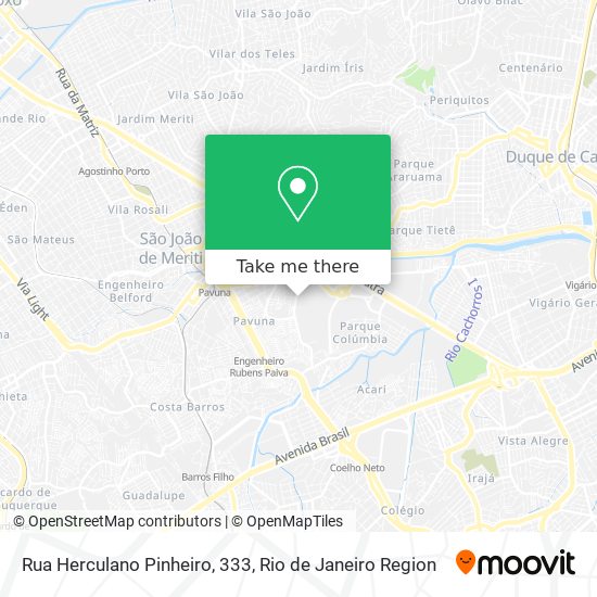 Mapa Rua Herculano Pinheiro, 333