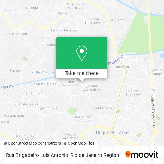 Rua Brigadeiro Luis Antonio map