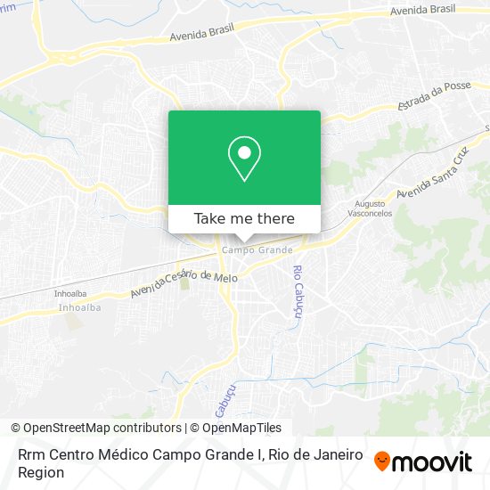 Mapa Rrm Centro Médico Campo Grande I