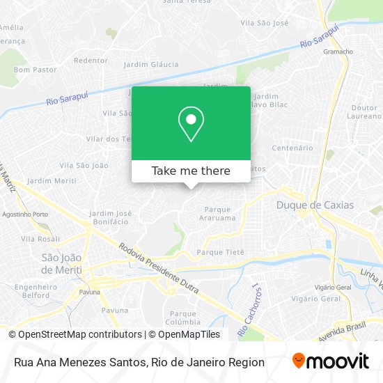 Rua Ana Menezes Santos map