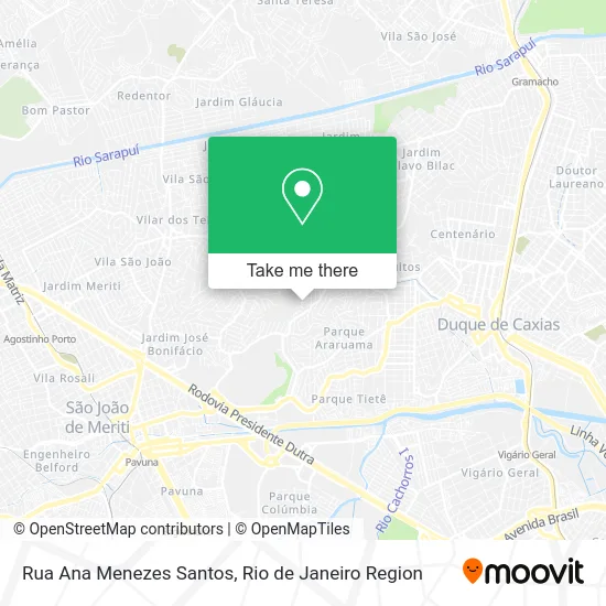 Rua Ana Menezes Santos map