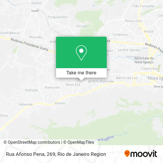 Rua Afonso Pena, 269 map