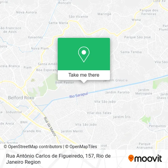 Rua Antônio Carlos de Figueiredo, 157 map