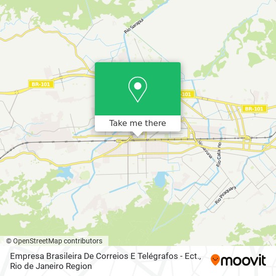Empresa Brasileira De Correios E Telégrafos - Ect. map