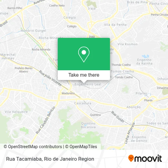 Rua Tacamiaba map