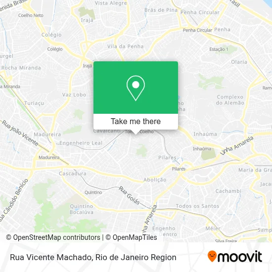 Rua Vicente Machado map