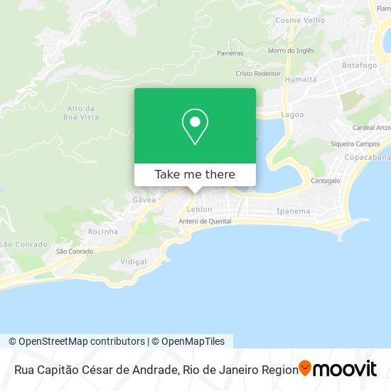 Rua Capitão César de Andrade map