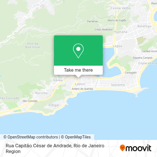 Rua Capitão César de Andrade map