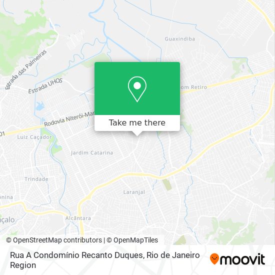 Rua A Condomínio Recanto Duques map