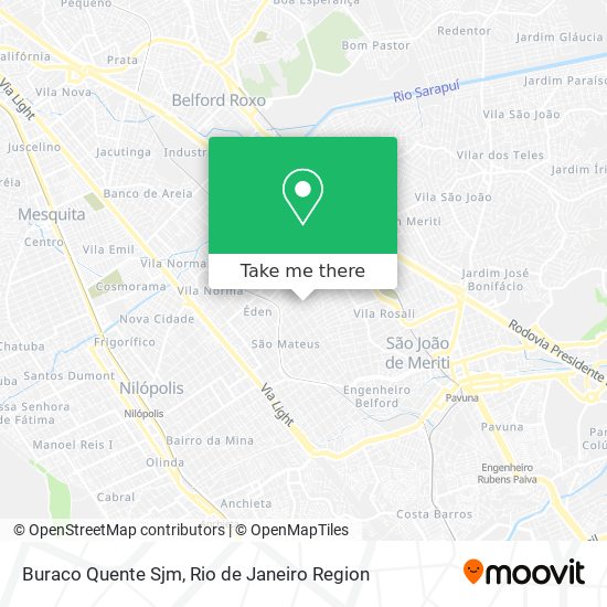 Buraco Quente Sjm map