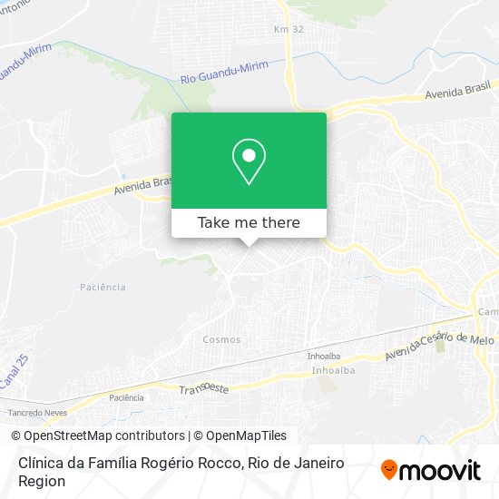 Mapa Clínica da Família Rogério Rocco