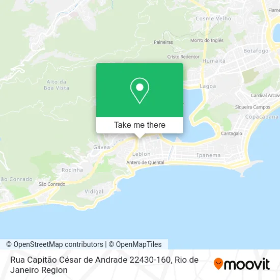 Rua Capitão César de Andrade 22430-160 map