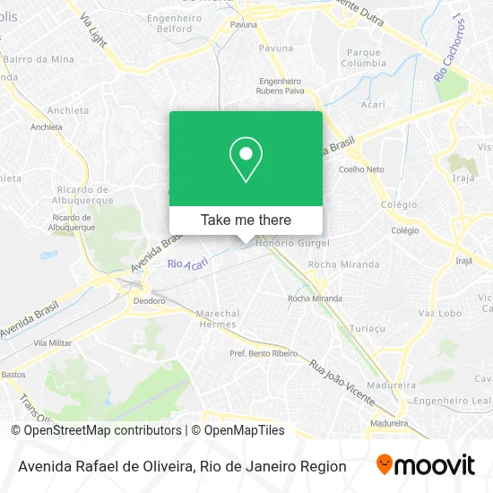 Avenida Rafael de Oliveira map