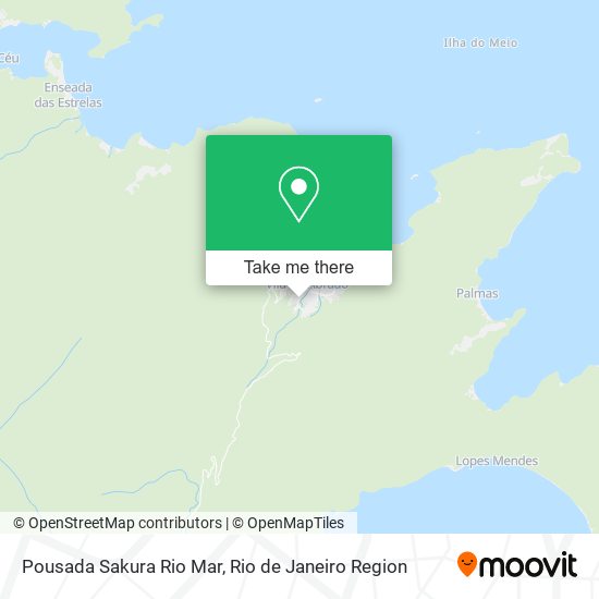 Pousada Sakura Rio Mar map