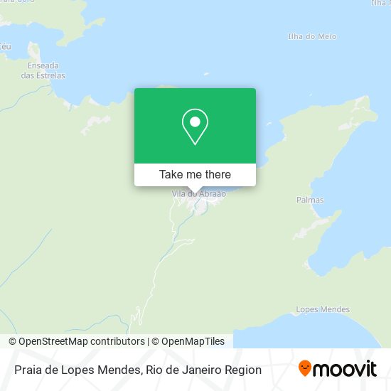 Praia de Lopes Mendes map
