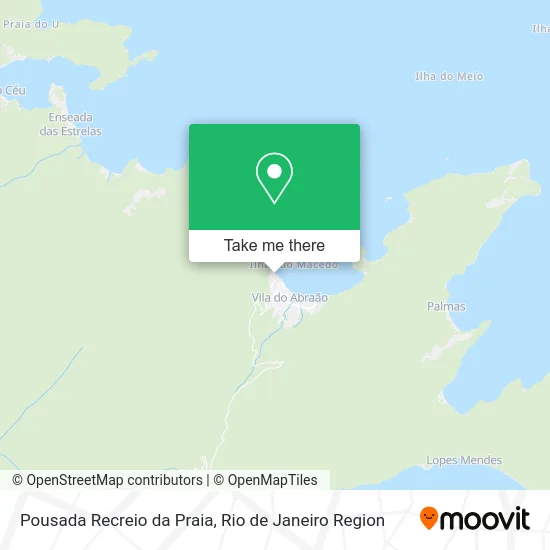 Pousada Recreio da Praia map