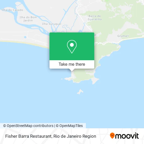 Fisher Barra Restaurant map