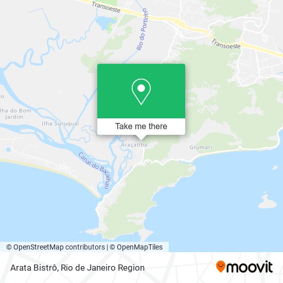 Arata Bistrô map