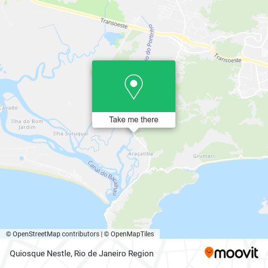 Quiosque Nestle map
