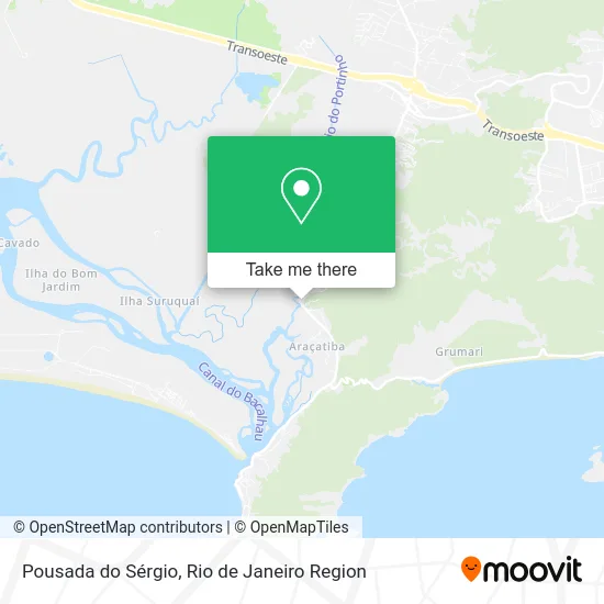 Pousada do Sérgio map
