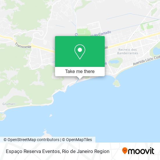Espaço Reserva Eventos map