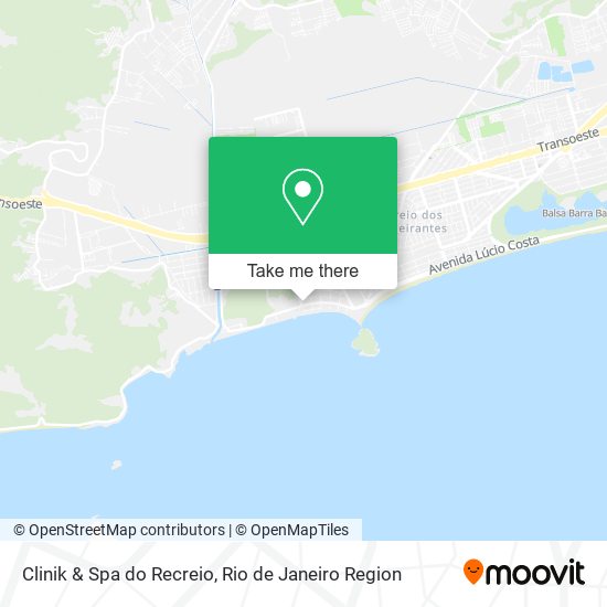 Clinik & Spa do Recreio map