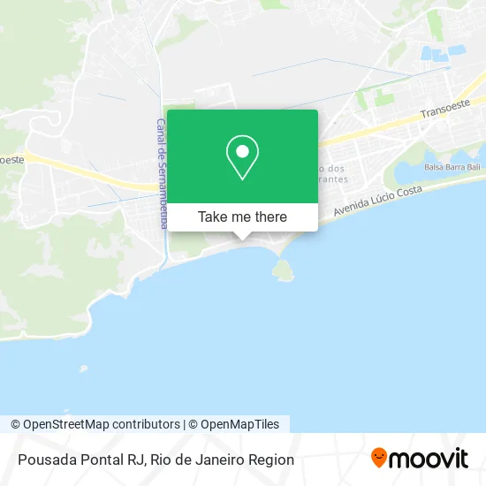 Pousada Pontal RJ map